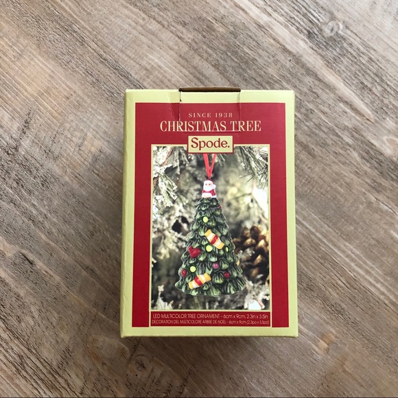 NIB SPODE LED Multicolor Christmas Tree Ornament🎄 - Picture 2 of 4